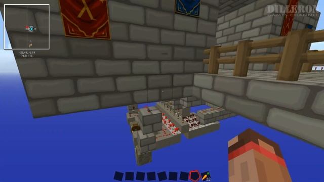 ч.03 Баги и механизмы Minecraft - Простой мост на поршнях