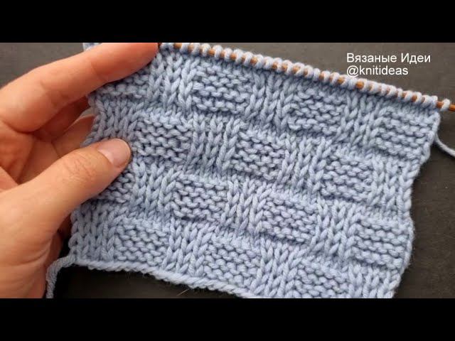 НЕСЛОЖНЫЙ, КРАСИВЫЙ узор спицами! смотреть онлайн