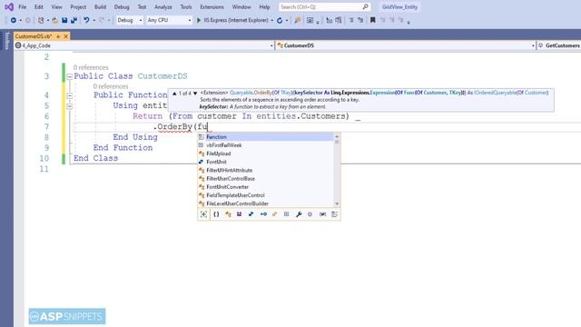 Bind GridView using ObjectDataSource in ASP.Net using VB.Net смотреть онлайн