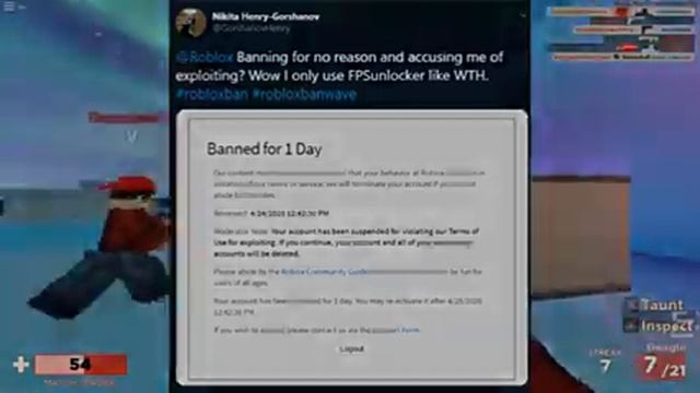 PSA | Roblox Ban Wave смотреть онлайн