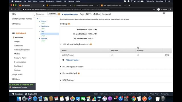 Fetch message from SQS - Amazon API Gateway p23 смотреть онлайн