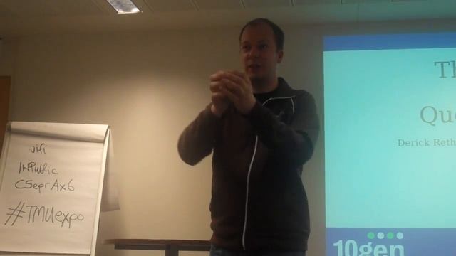 Derick Rethans answers questions about using MongoDB at TechMeetups #TMUexpo London смотреть онлайн