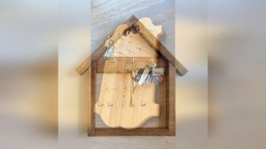 Ключницы настенные из дерева. Оригинальные идеи своими руками