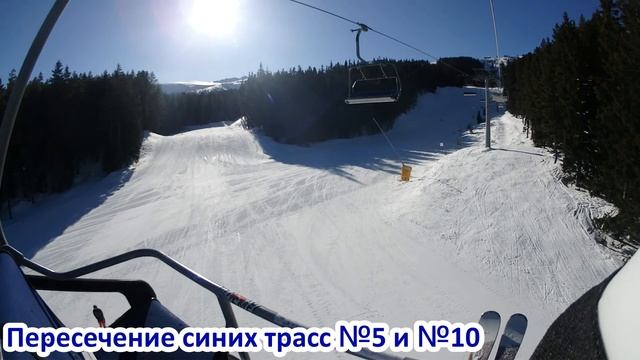 Горнолыжный курорт Банско, обзор синих трасс смотреть онлайн