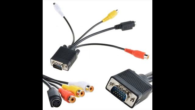 Адаптер VGA - AV тюльпан для видеокарт с TV-Out смотреть онлайн