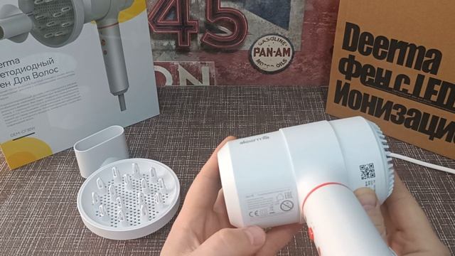 Обзор фена DEERMA DEM-CF30W для волос с диффузором и концентратором смотреть онлайн