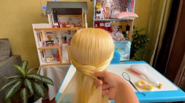 How to make fishtail braid/Как заплести рыбий хвост