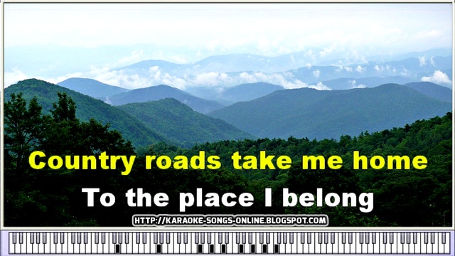Karaoke video: Free Country Music - John Denver - Take Me Home, Country Roads смотреть онлайн