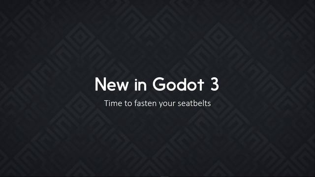 Overview of Godot 2 and 3's features (presentation) смотреть онлайн