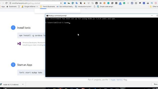 Ionic 3 firebase tutorial 2 Installation and setup of nodejs, ionic and cordova смотреть онлайн