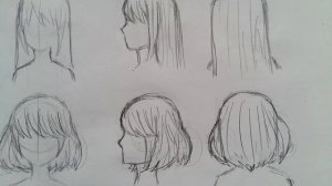 Как нарисовать женские волосы/прически