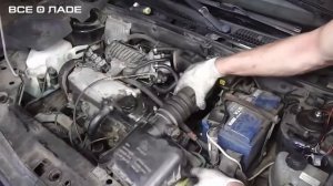 Замена масла в КПП  Лада Калина Lada Kalina