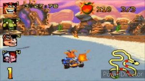 Полное Прохождение Crash Nitro Kart (GBA) (Без комментариев)