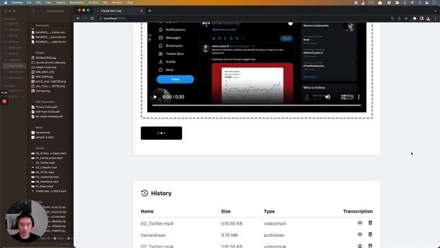[Preview] - Build AI Transcriber app for videos and audio with Whisper API смотреть онлайн