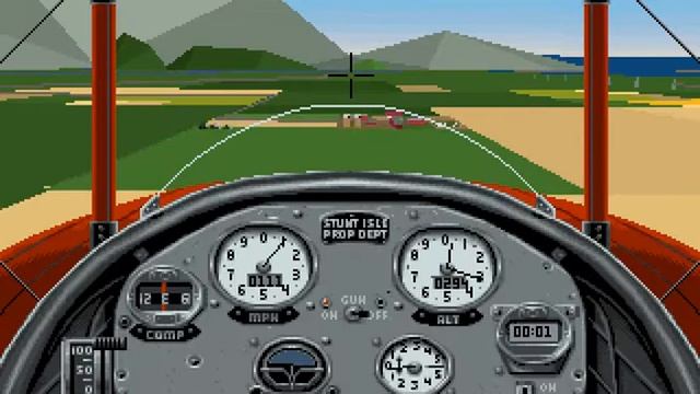 Fake86 emulator playing Stunt Island смотреть онлайн