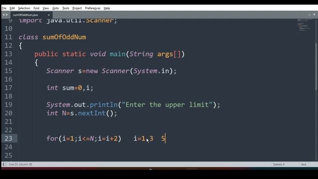 SUMMATION OF ODD NUMBERS ||SUMMATION OF SERIES IN JAVA смотреть онлайн