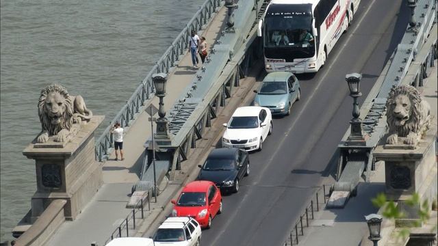 Цепной мост Се́ченьи. Будапешт. смотреть онлайн