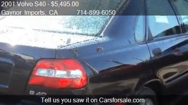 2001 Volvo S40 Sedan - for sale in Stanton, CA 90680 смотреть онлайн