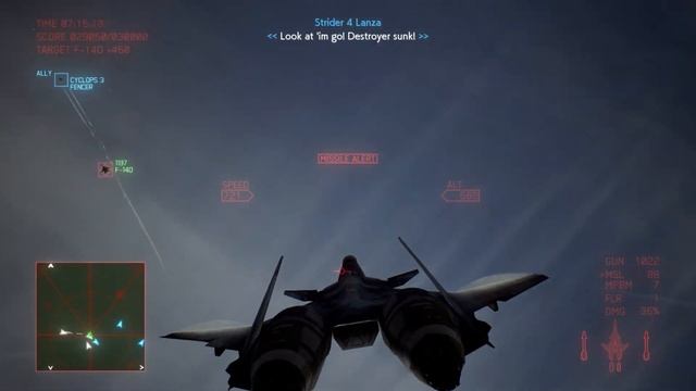 ADFX-01 Morgan DLC Aircraft Test Flight with MPBM in Ace Combat 7 смотреть онлайн