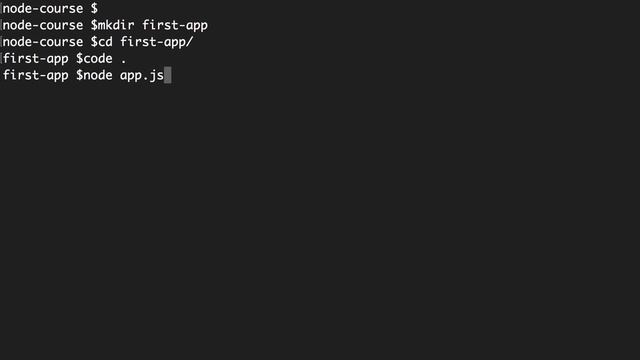 Your First Node App смотреть онлайн