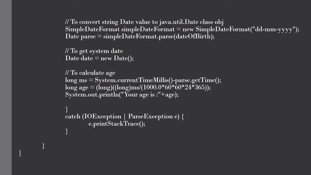 how to calculate the difference between the two dates by using java смотреть онлайн