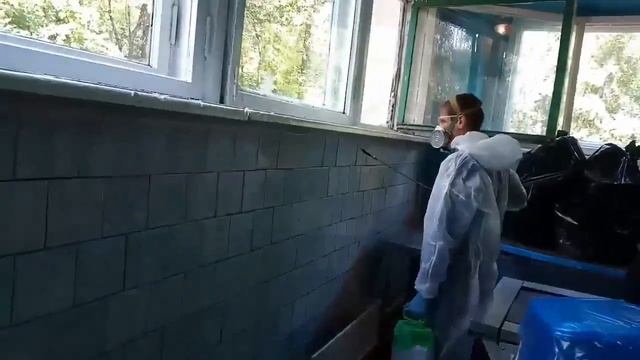 Травим тараканов в Муниципальном учреждении. Город Киселёвск. смотреть онлайн