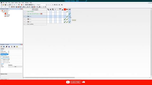 Tutorial BUTTON ON/OFF Clickteam Fusion 2.5