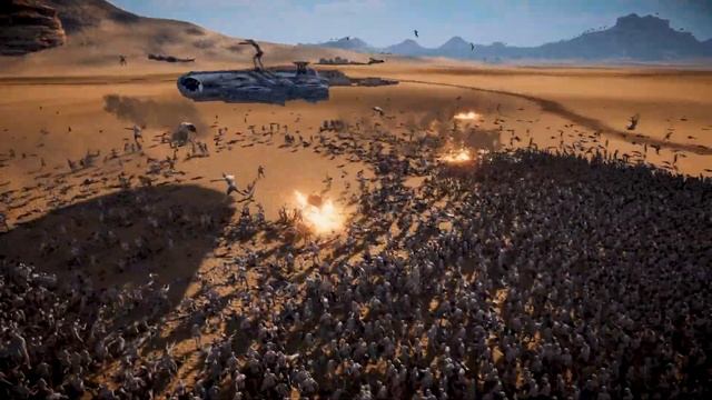 Millenium Falcon vs 10,000 Zombies | UEBS 2 Battles смотреть онлайн