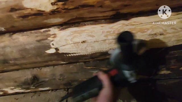 Супер зачистка бревен в бане смотреть онлайн