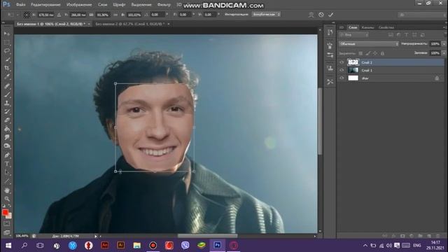 Как поменять лицо в фотошопе? смотреть онлайн