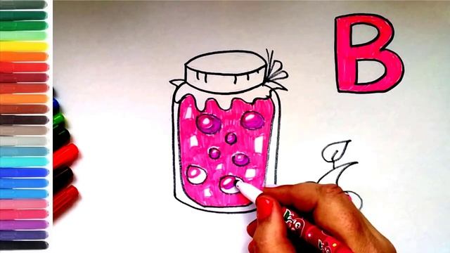 Как нарисовать букву В и выучить цвета смотреть онлайн
