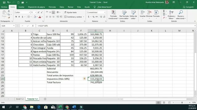 Cómo CREAR FACTURA En Excel.? Tutorial Excel 1.2 El ABC De EXCEL (2020).?