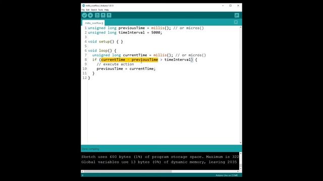Arduino - Solve the Overflow Problem with millis() and micros() смотреть онлайн