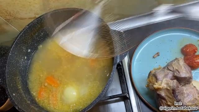 Рисовый суп. Ауызашарға жасап көріңіз. Оңай әрі өте дәмді