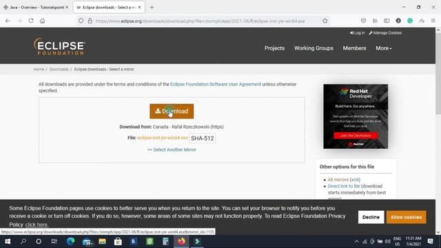 Java Environment Setup (Install Eclipse IDE & JDK) On PC! смотреть онлайн