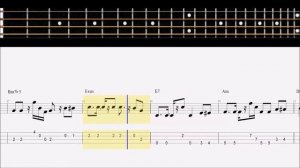 Gloria Gaynor - I Will Survive (BASS TABS - SCORE)