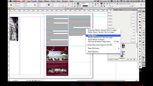 Уроки по InDesign - 4 - Шаблоны и Направляющие смотреть онлайн
