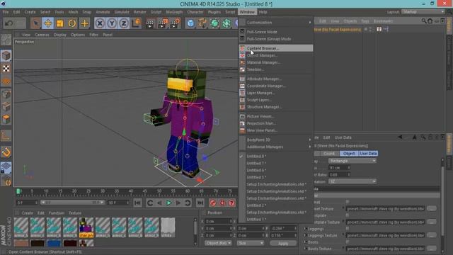How to make a Minecraft Youtube Banner in Cinema 4D and Photoshop смотреть онлайн