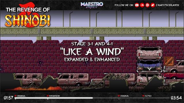"Like A Wind" (Expanded & Enhanced) • THE REVENGE OF SHINOBI смотреть онлайн