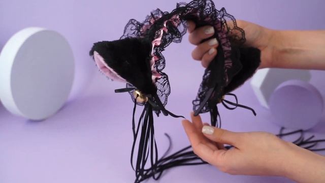 Ободок "Lolita Neko" черный смотреть онлайн