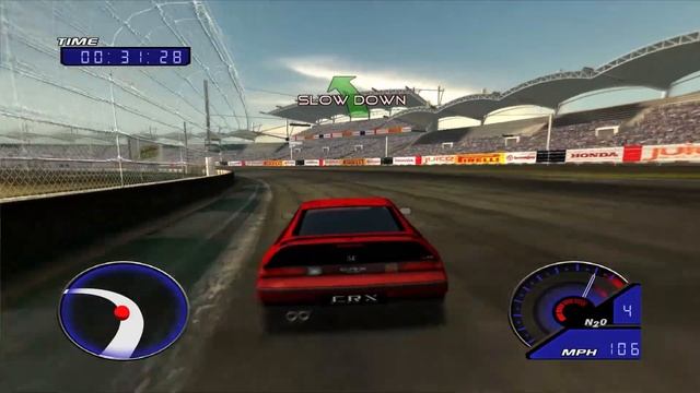 Juiced 1 - Honda CRX SiR (stock) - Test Drive смотреть онлайн