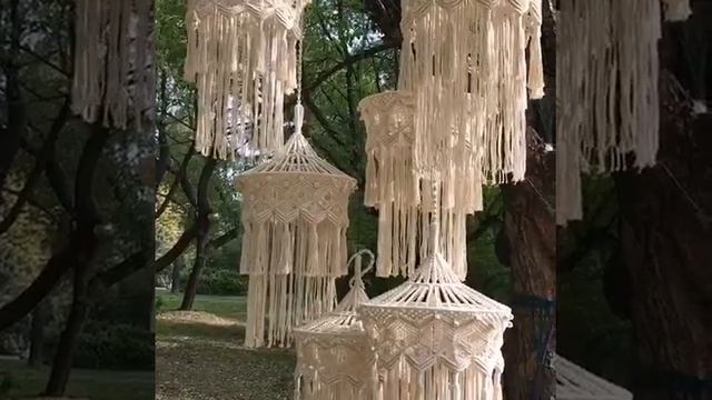 Абажуры макраме. смотреть онлайн