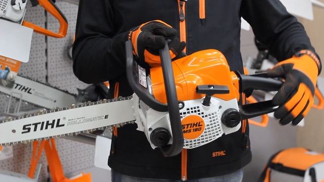 Бензопила STIHL MS 180 смотреть онлайн