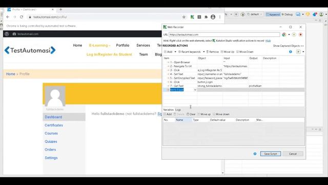 Web UI Automation Using Katalon Studio смотреть онлайн