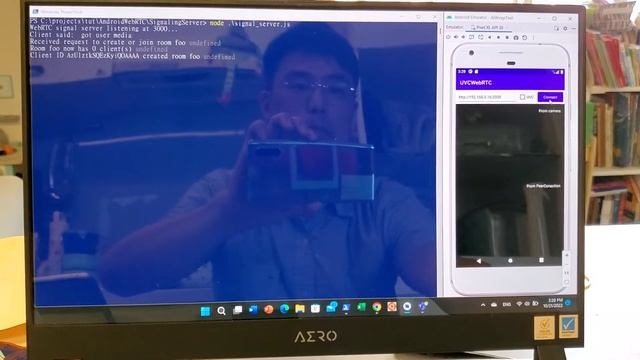 Android WebRTC + USB Video Camera смотреть онлайн