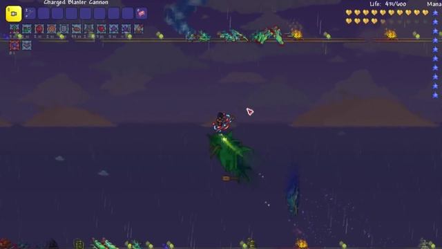 Terraria 1.3 Weapons VS. Expert Bosses: CHARGED BLASTER CANNON VS. DUKE FISHRON! смотреть онлайн