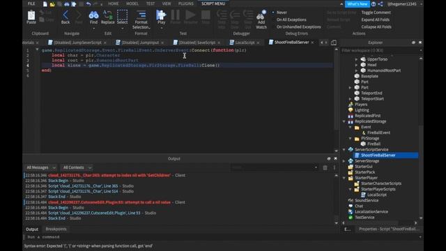 How to make a fire ball ability in Roblox Studios (2021) смотреть онлайн