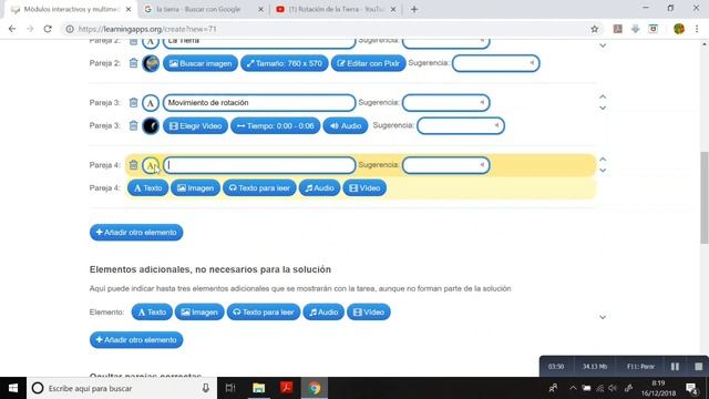 Crear juego de parejas con Learning apps смотреть онлайн
