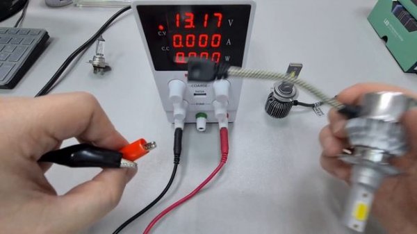 Тест-обзор MTF Dynamic Vision LED H7. Сравниваем с Osram H7 и C6 LED. Замер мощности. Тест в фаре.