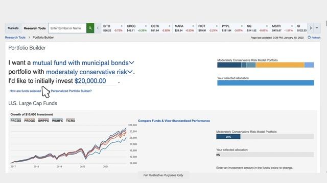 How to build a mutual fund or ETF portfolio with Personalized Portfolio Builder смотреть онлайн